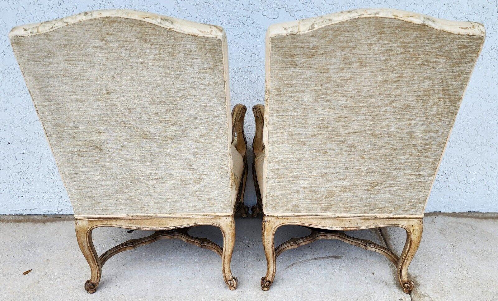 Italienische Leinen-Sessel-Paar im Zustand „Gut“ im Angebot in Lake Worth, FL