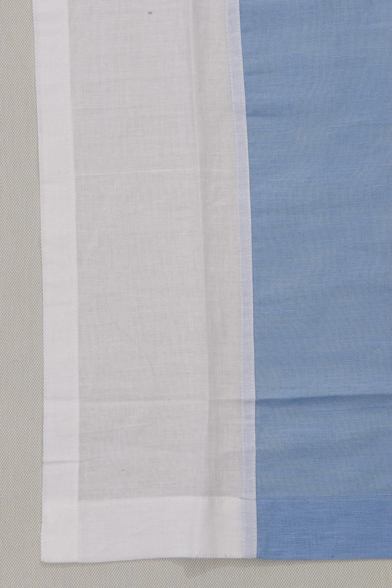 Italian Linen Curtain "Aviator with Parachute" For Sale at 1stDibs