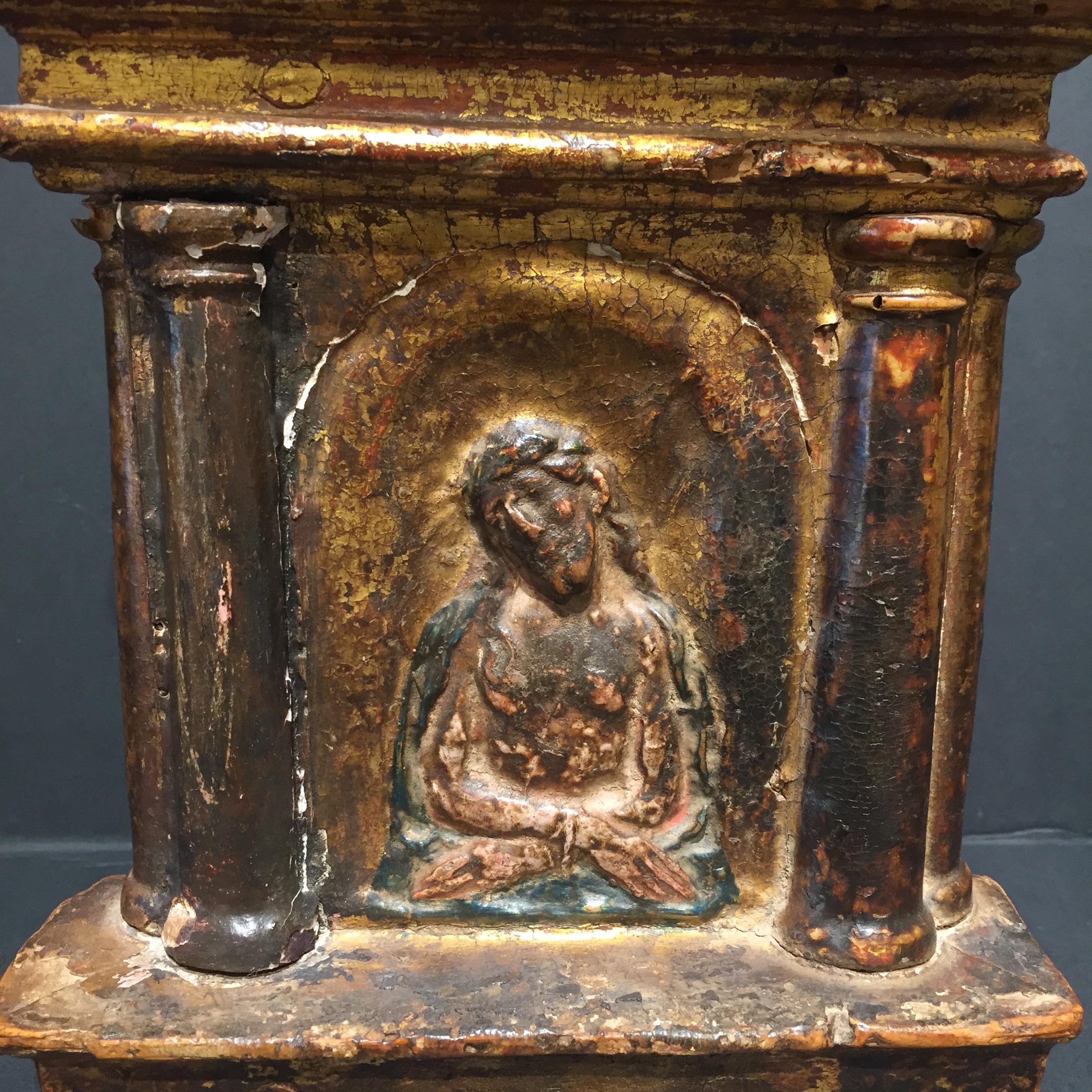 Renaissance Italian Liturgical Pax Brede Or Osculatorium From The 16th Century For Sale