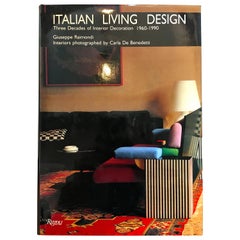 Livre « Italian Living Design » de Guiseppe Raimondi pour Rizzoli, 1990
