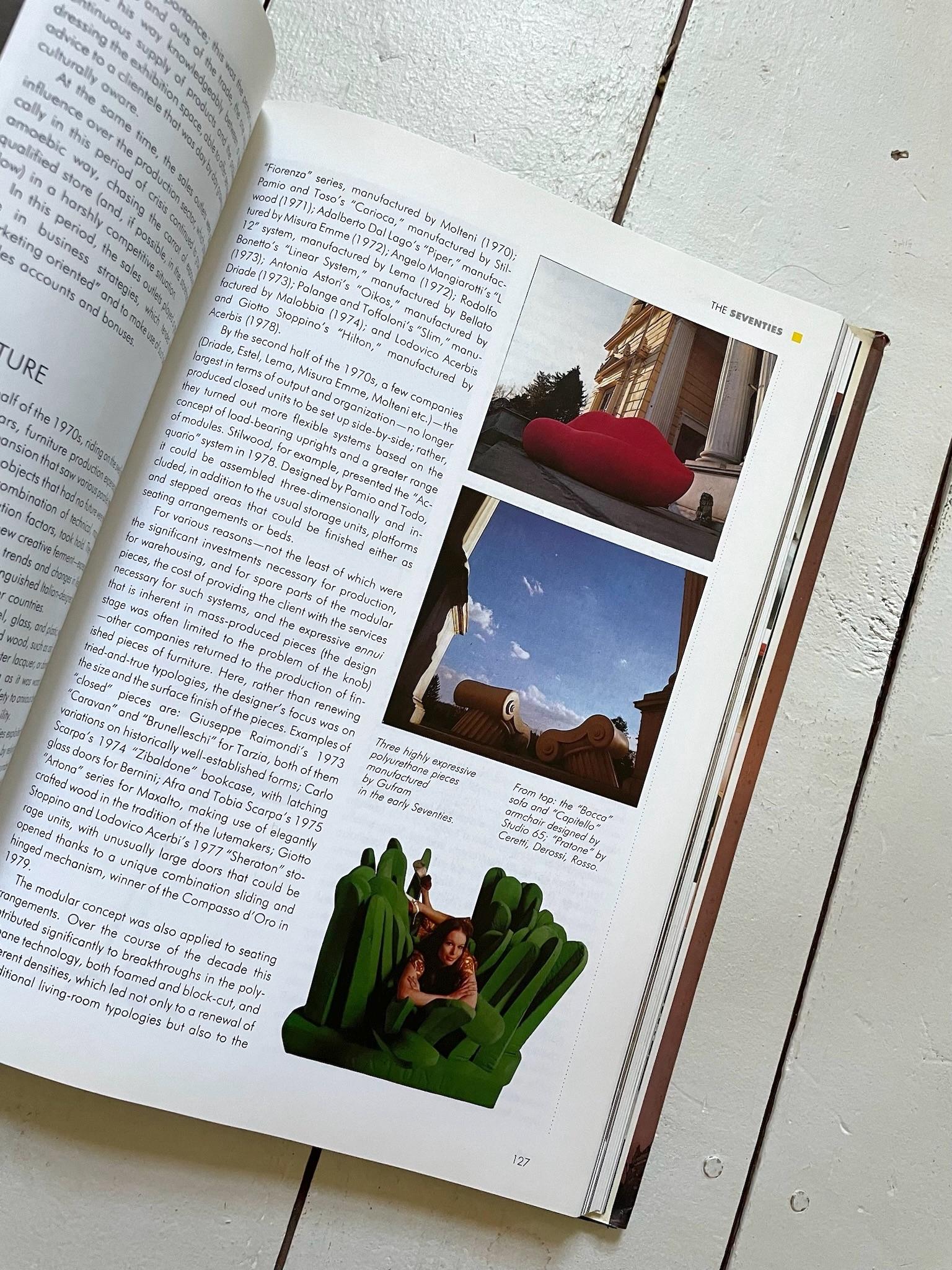 20th Century Italian Living Design: Three Decades of Interiors For Sale