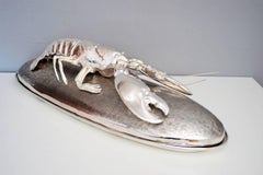 Italian Lobster Serving Tray by Franco Lapini, 1970s