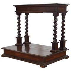 Antique Italian Louis XIII Period, Walnut Inginocchiatoio, Early 18th Century