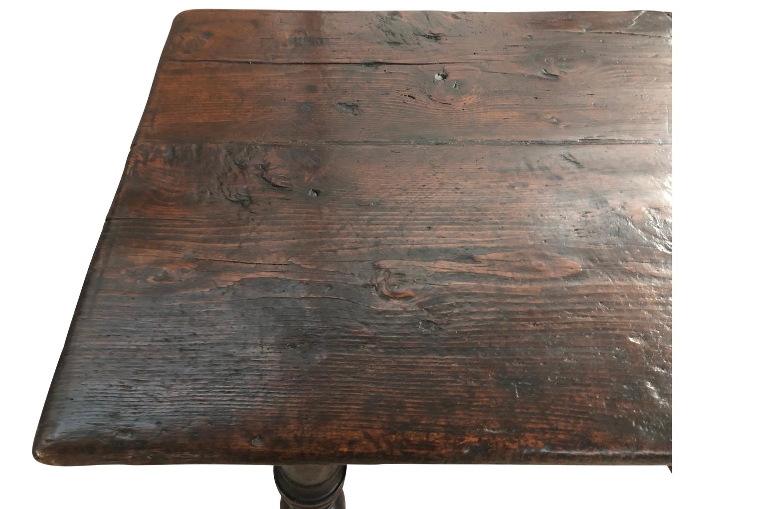 Italian Louis XIII Style Side Table 9