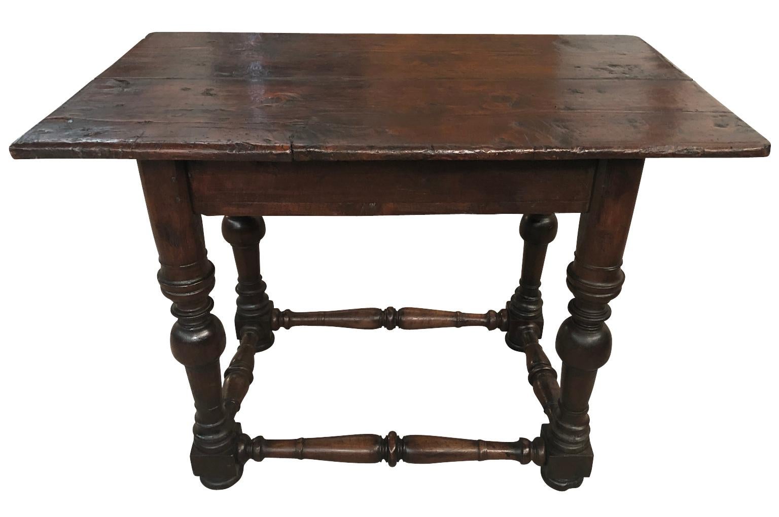 Italian Louis XIII Style Side Table 2