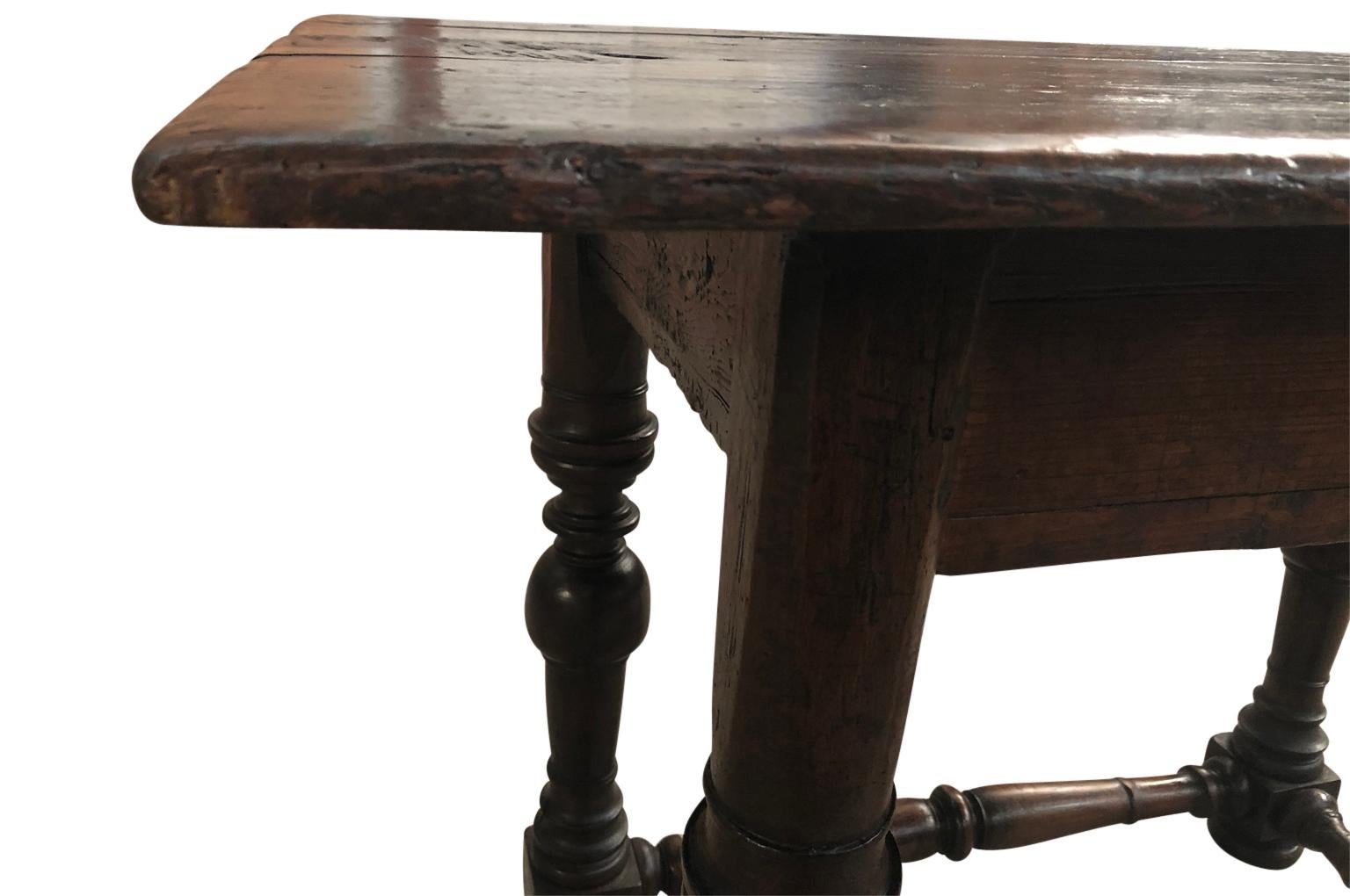 Italian Louis XIII Style Side Table 4