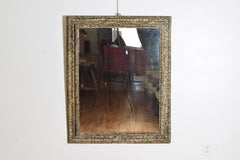 Italian Louis XIV Period Faux Leopard Tortoise Painted Mirror, early 18th cen.