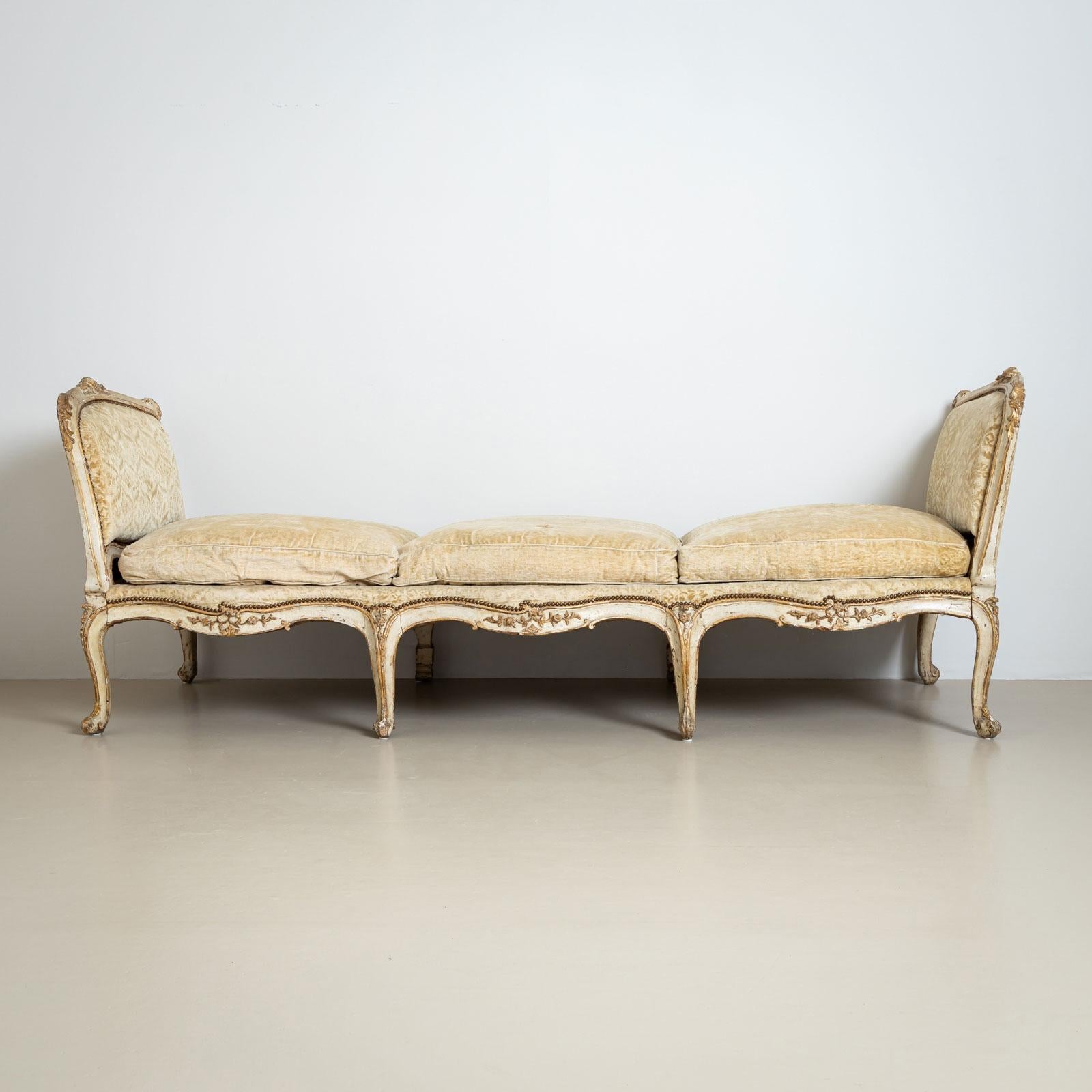 Italian Louis XV Recamier, 18th Century 1