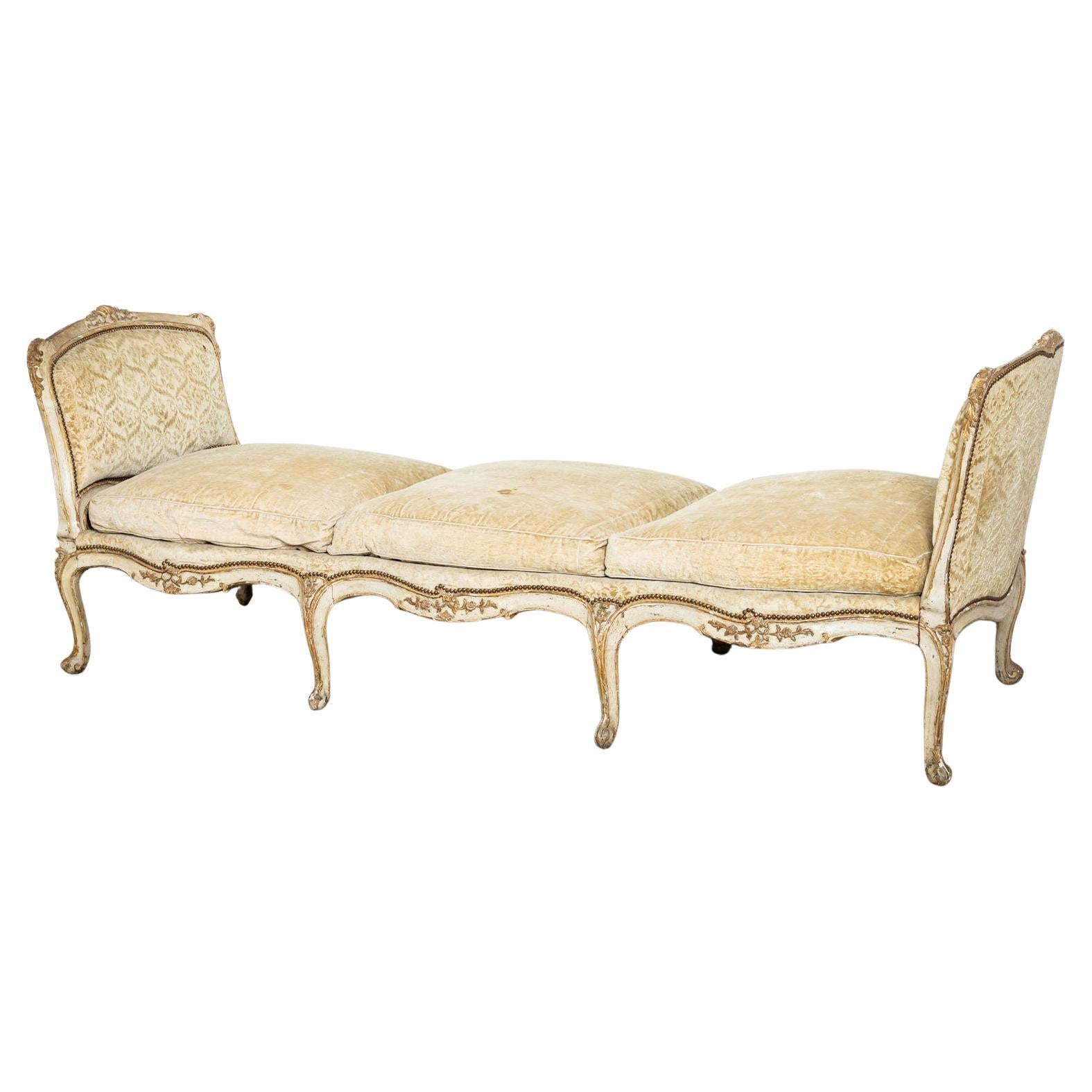 Italian Louis XV Recamier, 18th Century