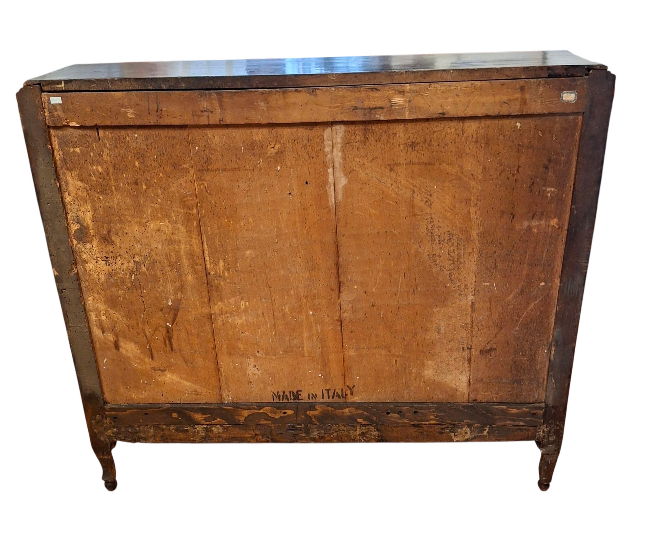 Scriban italien Louis XV / Bureau d'accueil à l'horizontale en vente 1