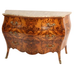 Italian Louis XV Style Bombe Chest of Drawers