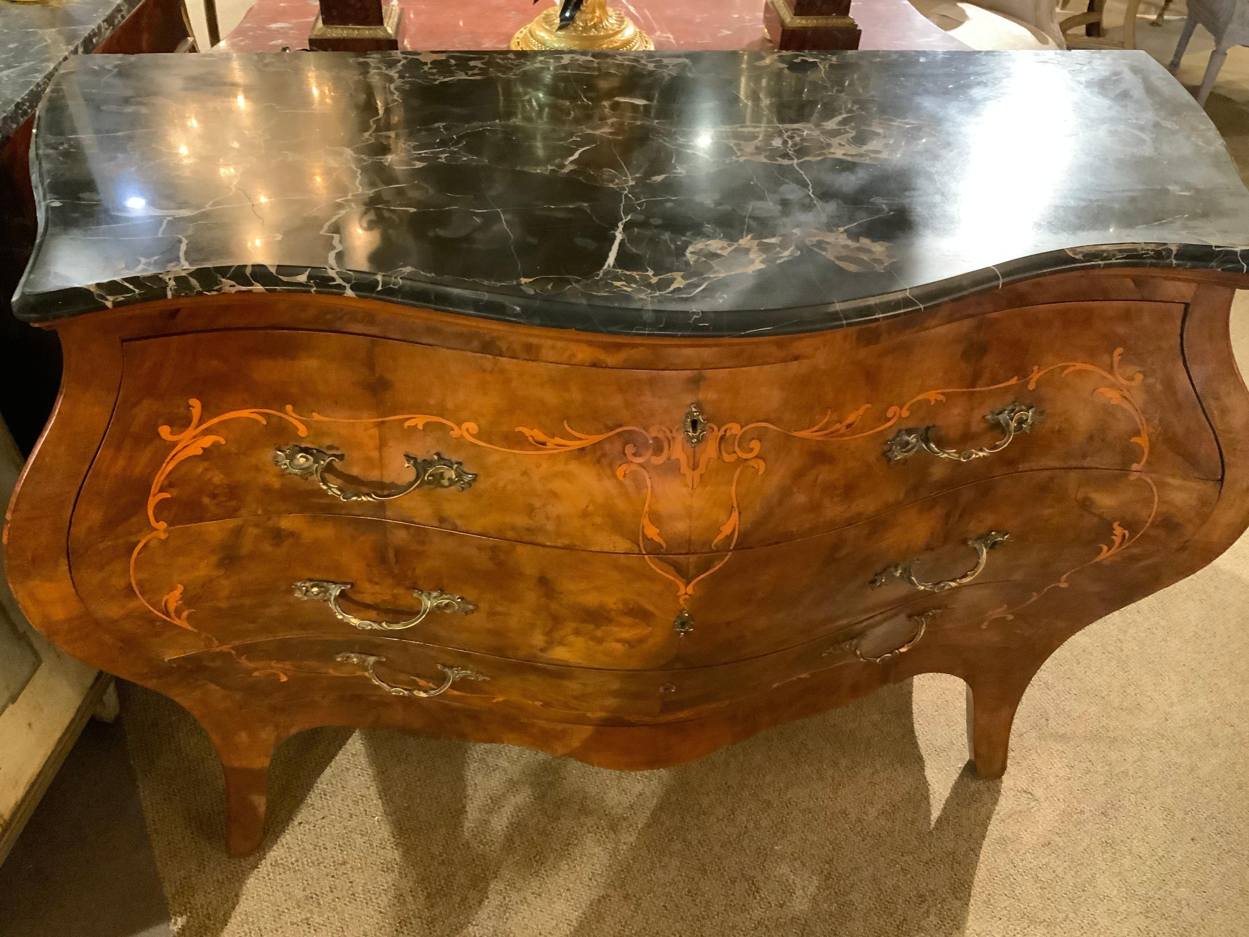 Italian Louis XV-Style Bombe Commode For Sale 2