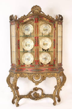 Italian Louis XV Style Display Cabinet