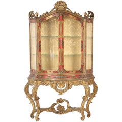 Italian Louis XV Style Display Cabinet