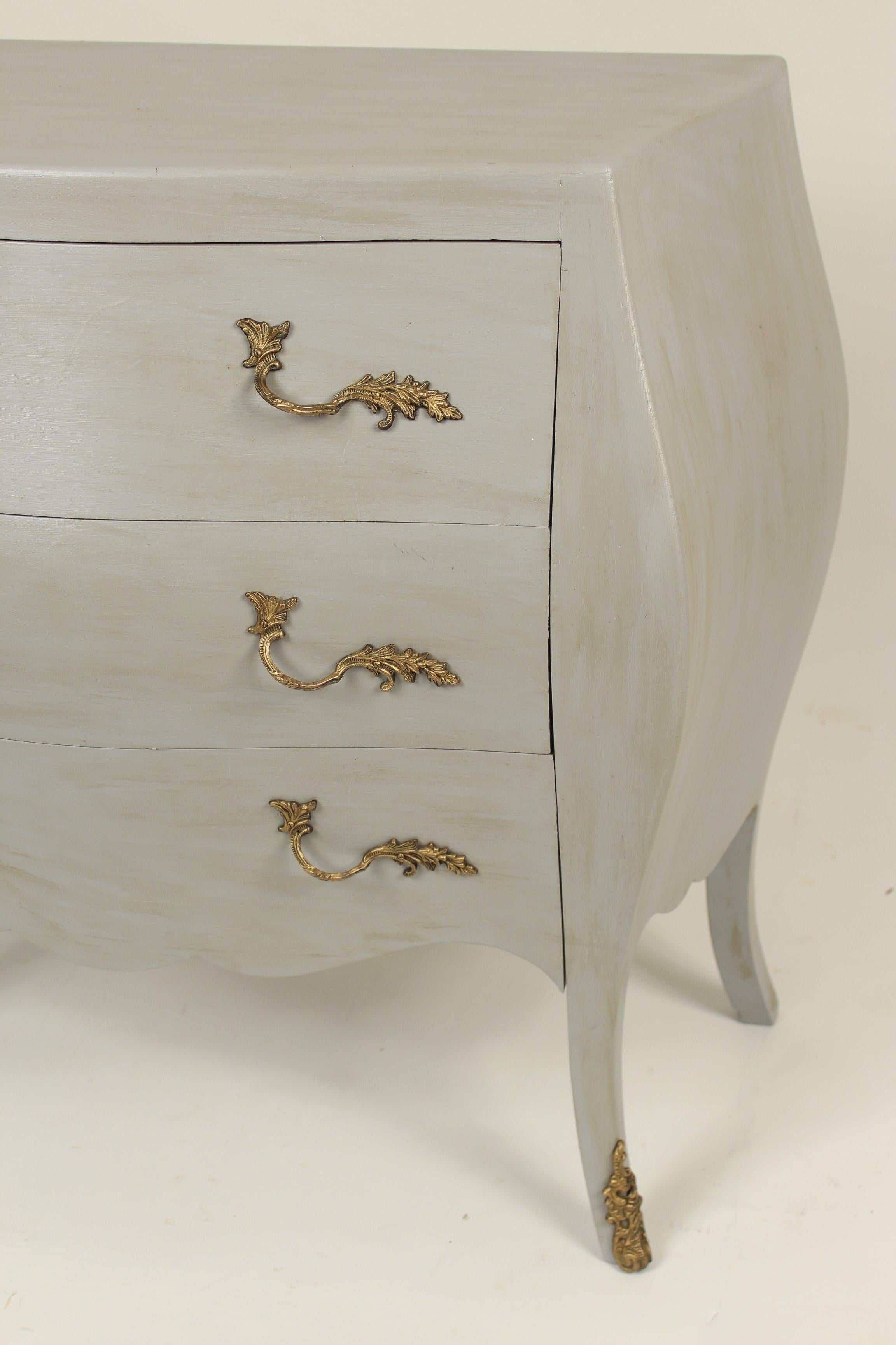 Italian Louis XV Style Painted Chest of Drawers 1