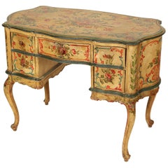 Italian Louis XV Style Painted Writing Table