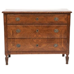 Antique Italian Louis XVI Chest of Drawers, Lombardy 1780-1790