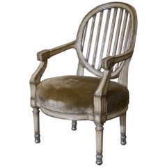 Italian Louis XVI Lounge Chair