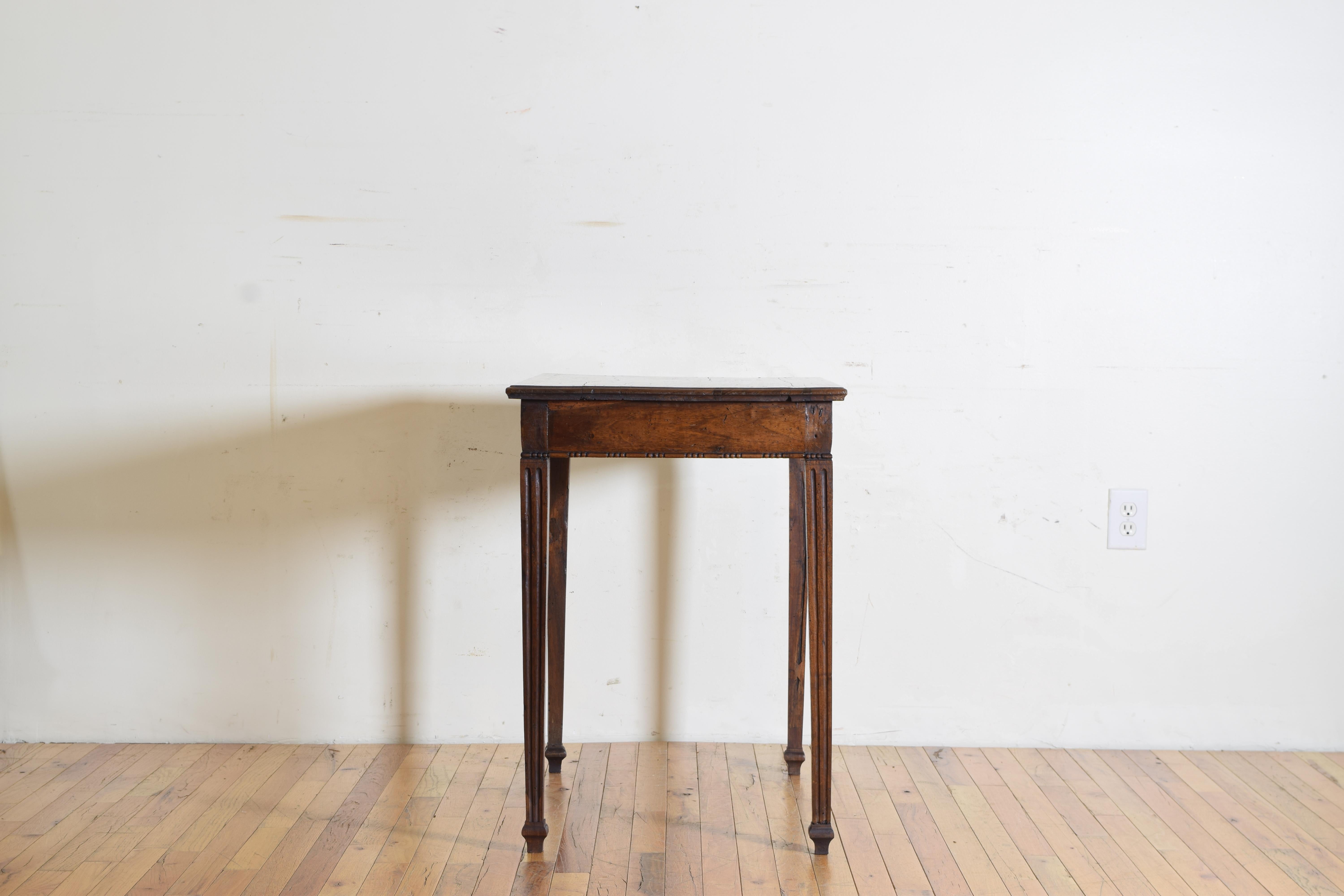 Late 18th Century Italian Louis XVI Oak Side Table, Late 18th-Early 19th Century