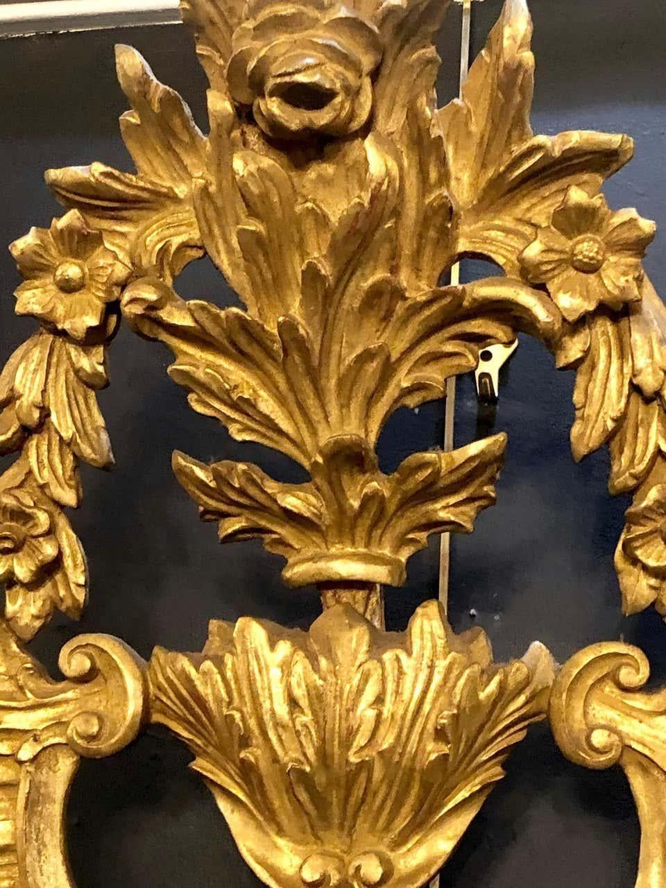Specchi da parete grandi in stile Luigi XVI, Hollywood Regency, Italia anni '30 in vendita 2