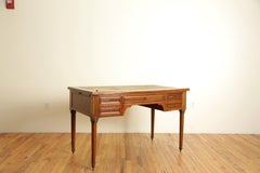 Italian Louis XVI Style Mahogany & Brass Mounted Desk, 2nd half 19th century