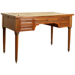 Italian Louis XVI Style Mahogany 
Brass Mounted Desk, 2nd half 19th century