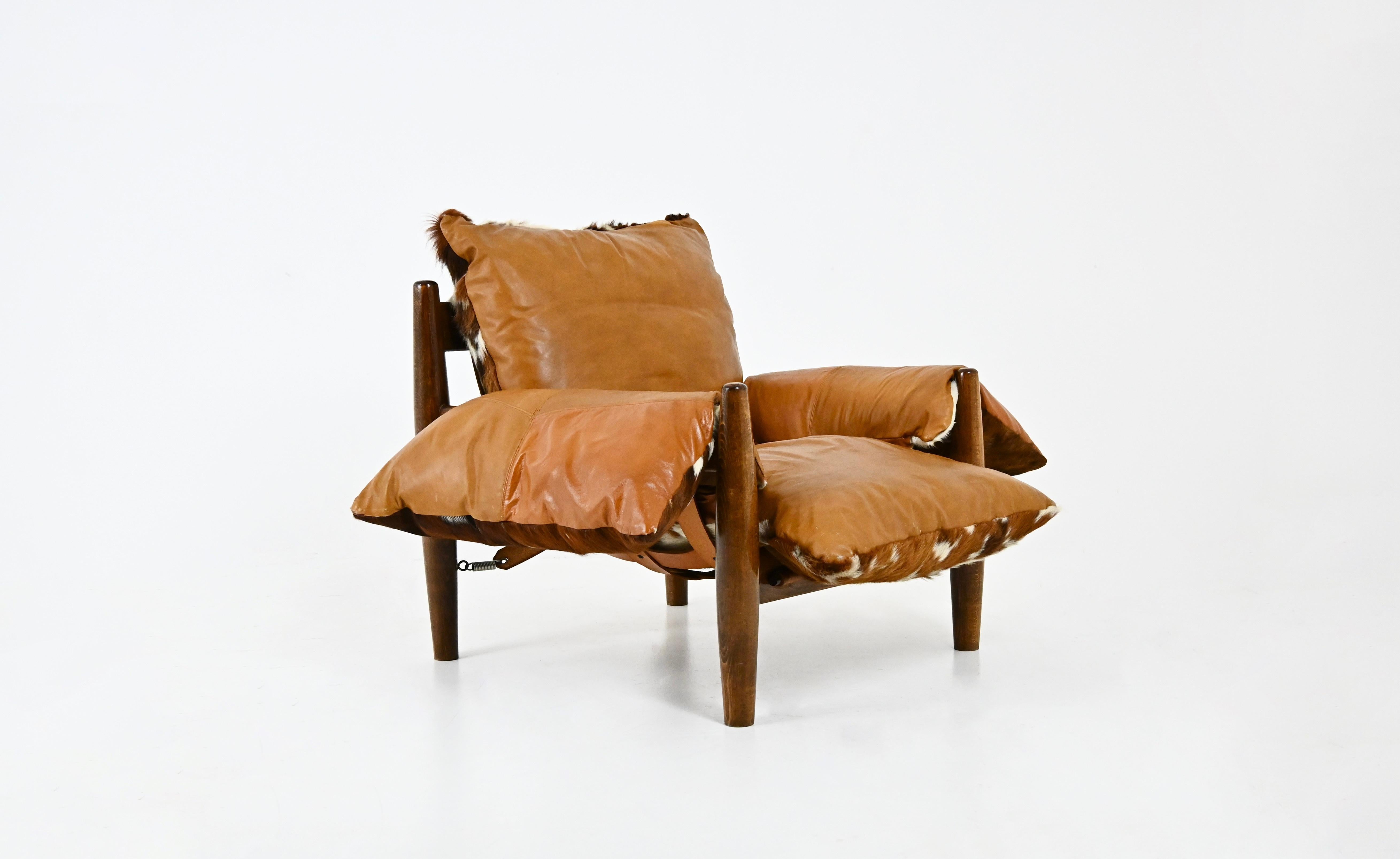 Italian Lounge Chair, 1970s For Sale 5