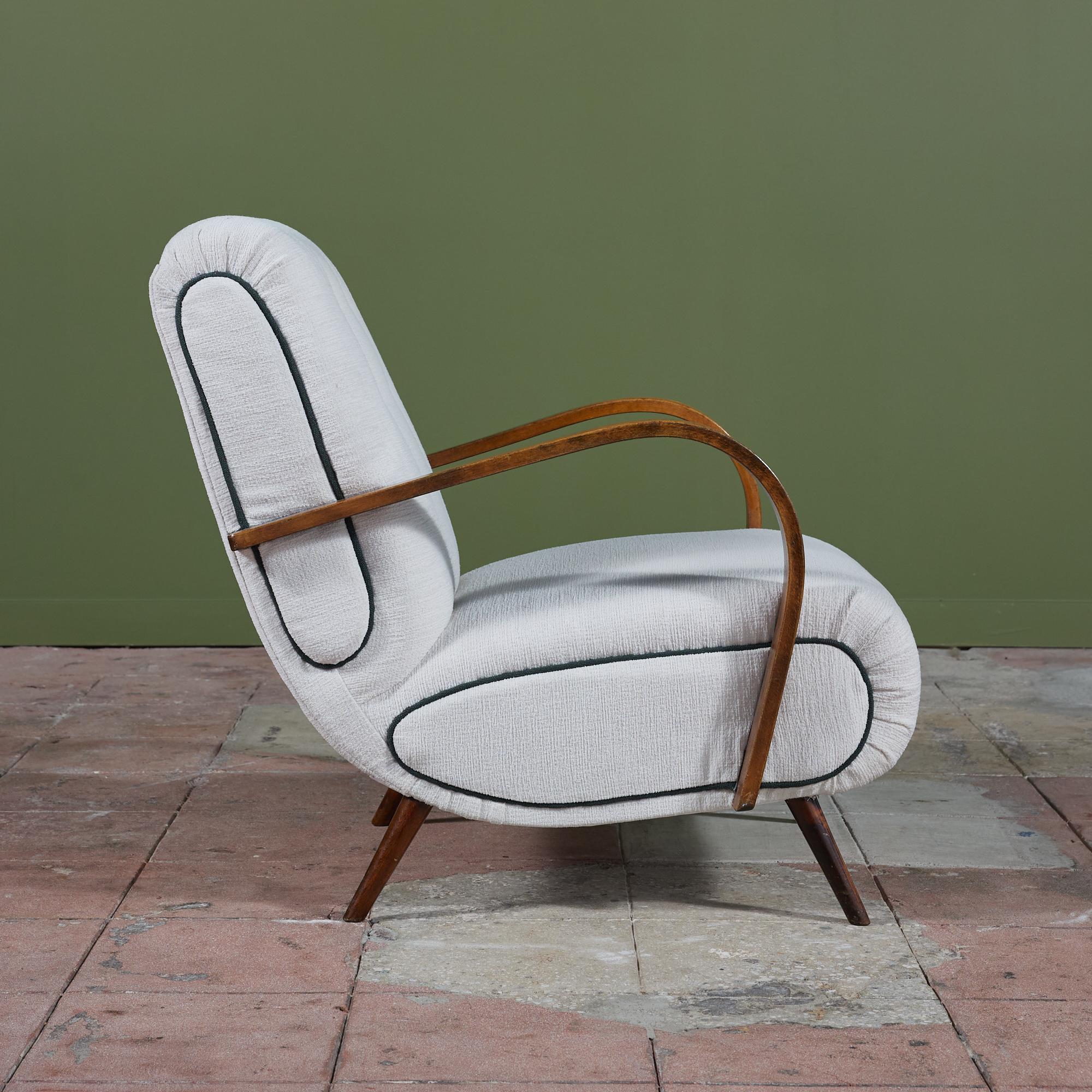Italian Lounge Chair Attributed to Paolo Buffa In Good Condition In Los Angeles, CA