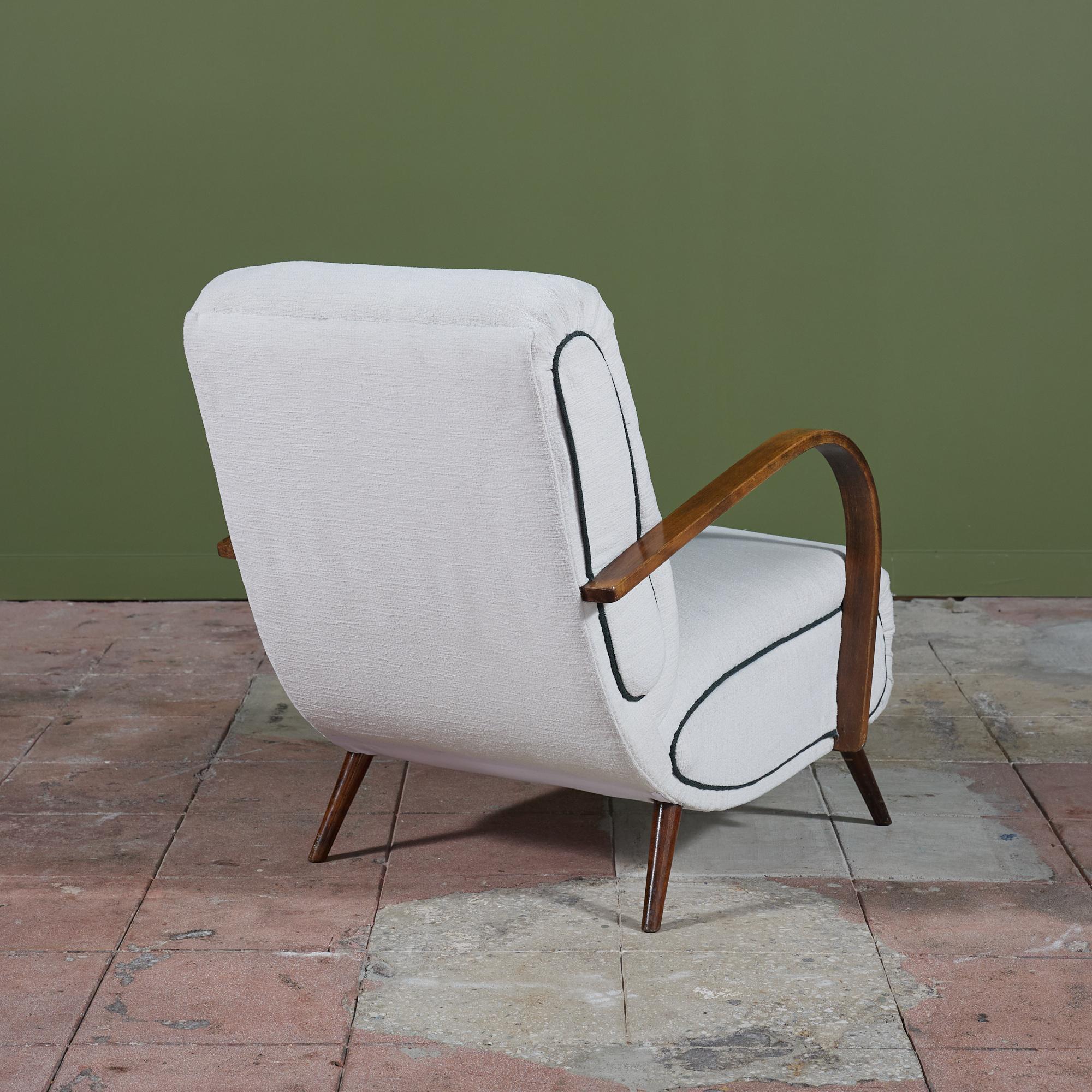 20th Century Italian Lounge Chair Attributed to Paolo Buffa