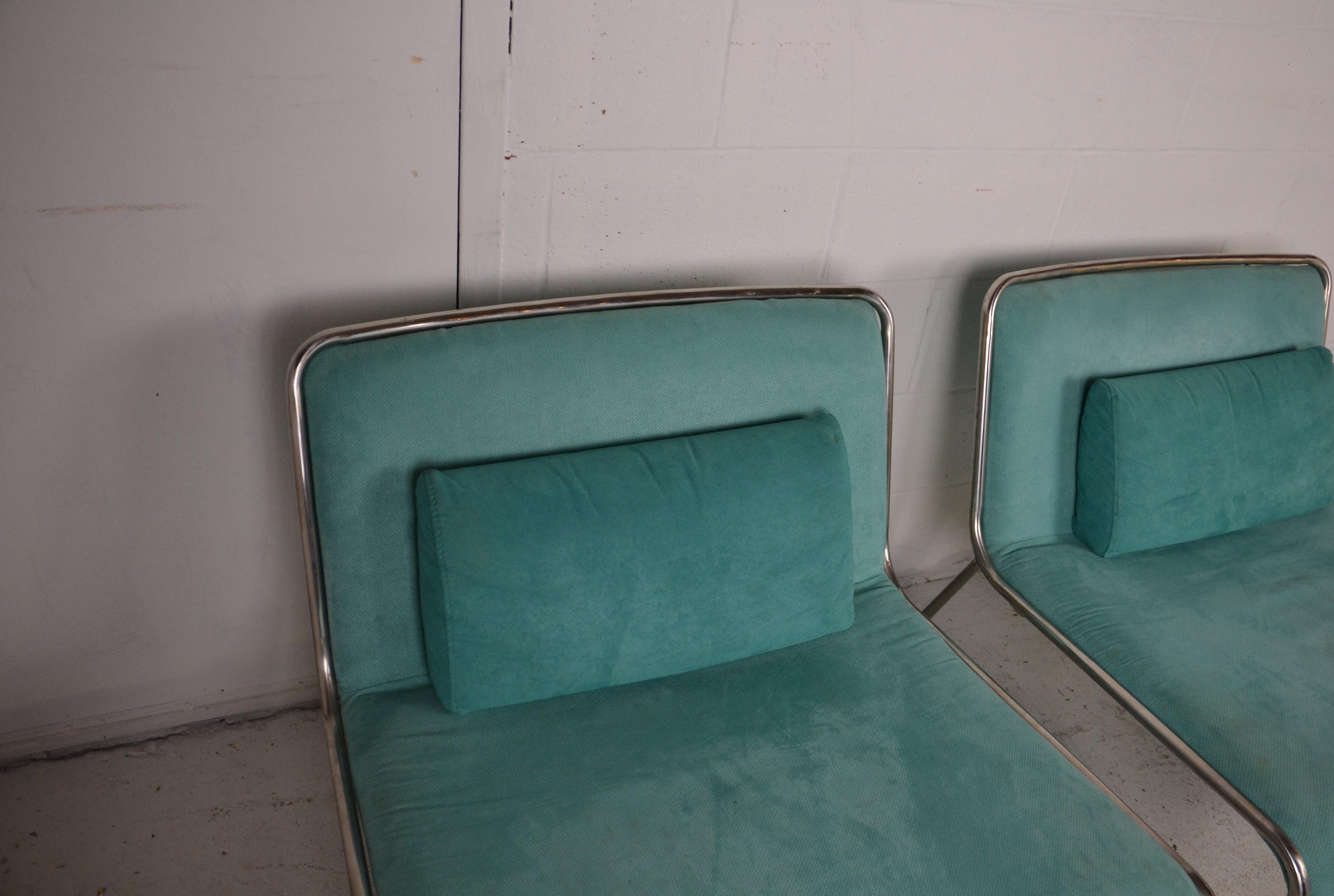 Chrome Italian Lounge Chair