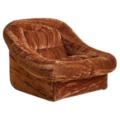 Italian Lounge Chair in Manner De Pas, D’Urbino & Lomazzi, 1970s - 2 Available