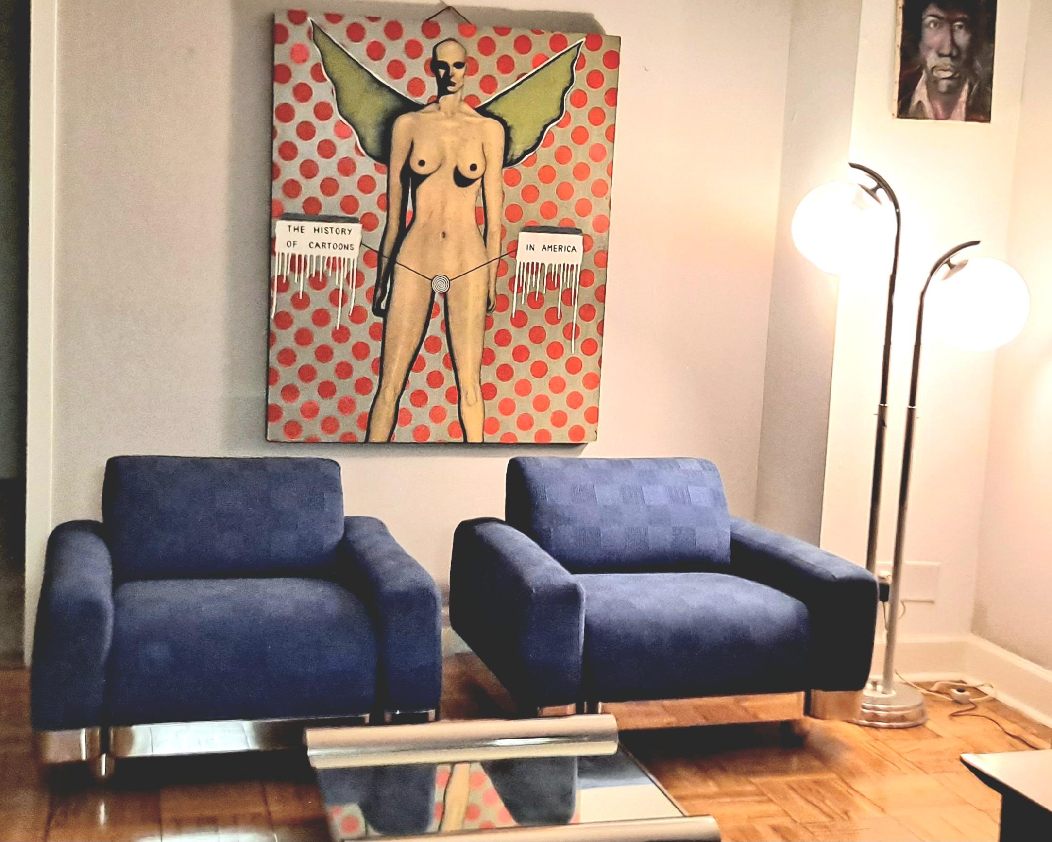 Italian Art Deco  Lounge Chairs For Sale 1