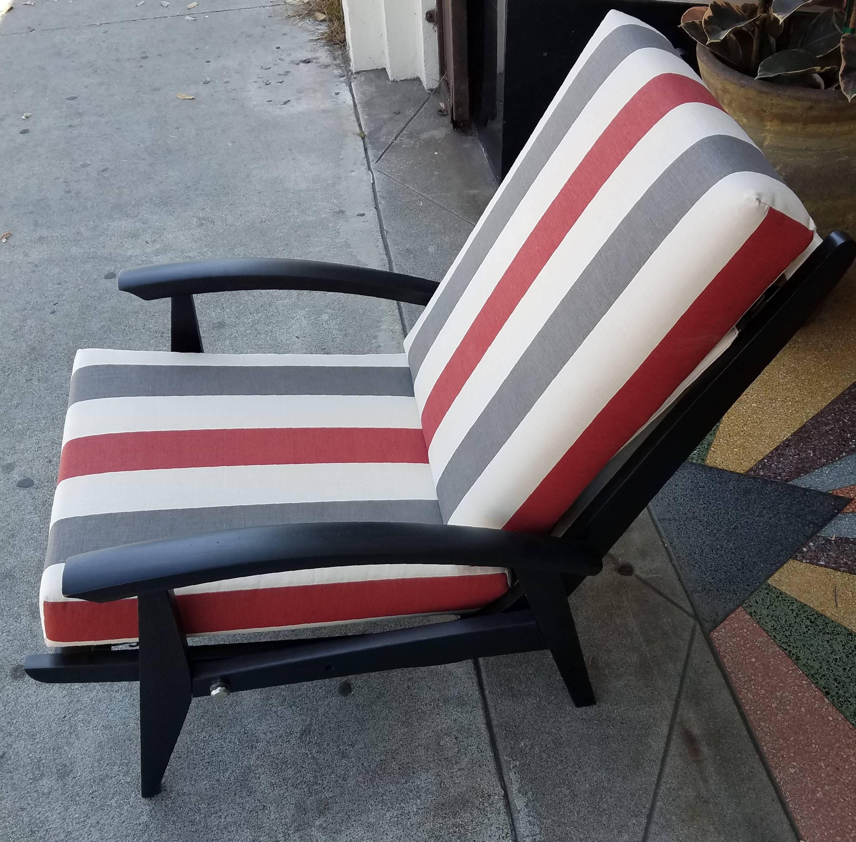 Italian Lounge Chairs for the Sorrento Hotel in Capri In Good Condition For Sale In Los Angeles, CA