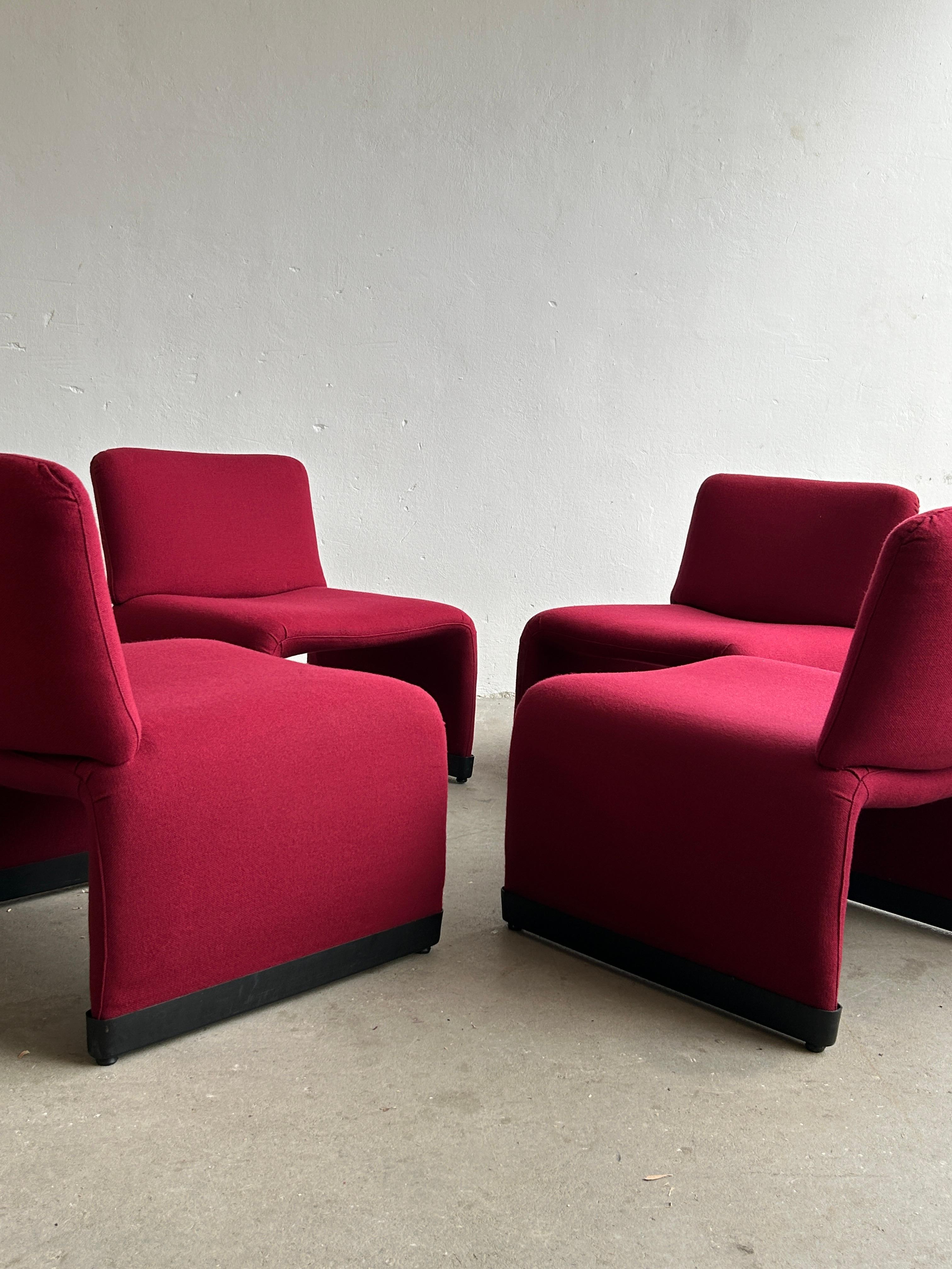 Italian Lounge Chairs in Style of 'Alky' Chair by Giancarlo Piretti, 1970s 4