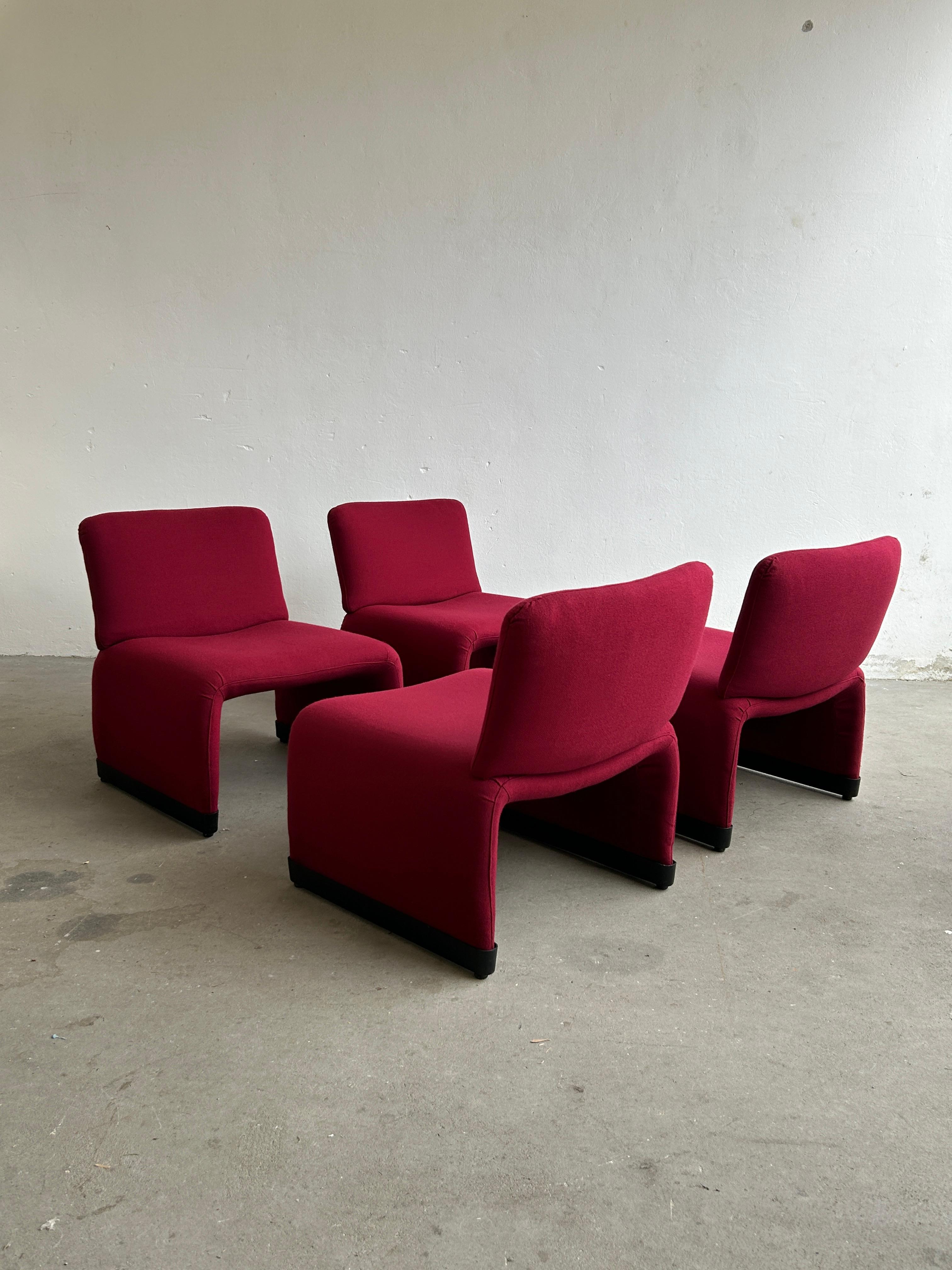 Late 20th Century Italian Lounge Chairs in Style of 'Alky' Chair by Giancarlo Piretti, 1970s