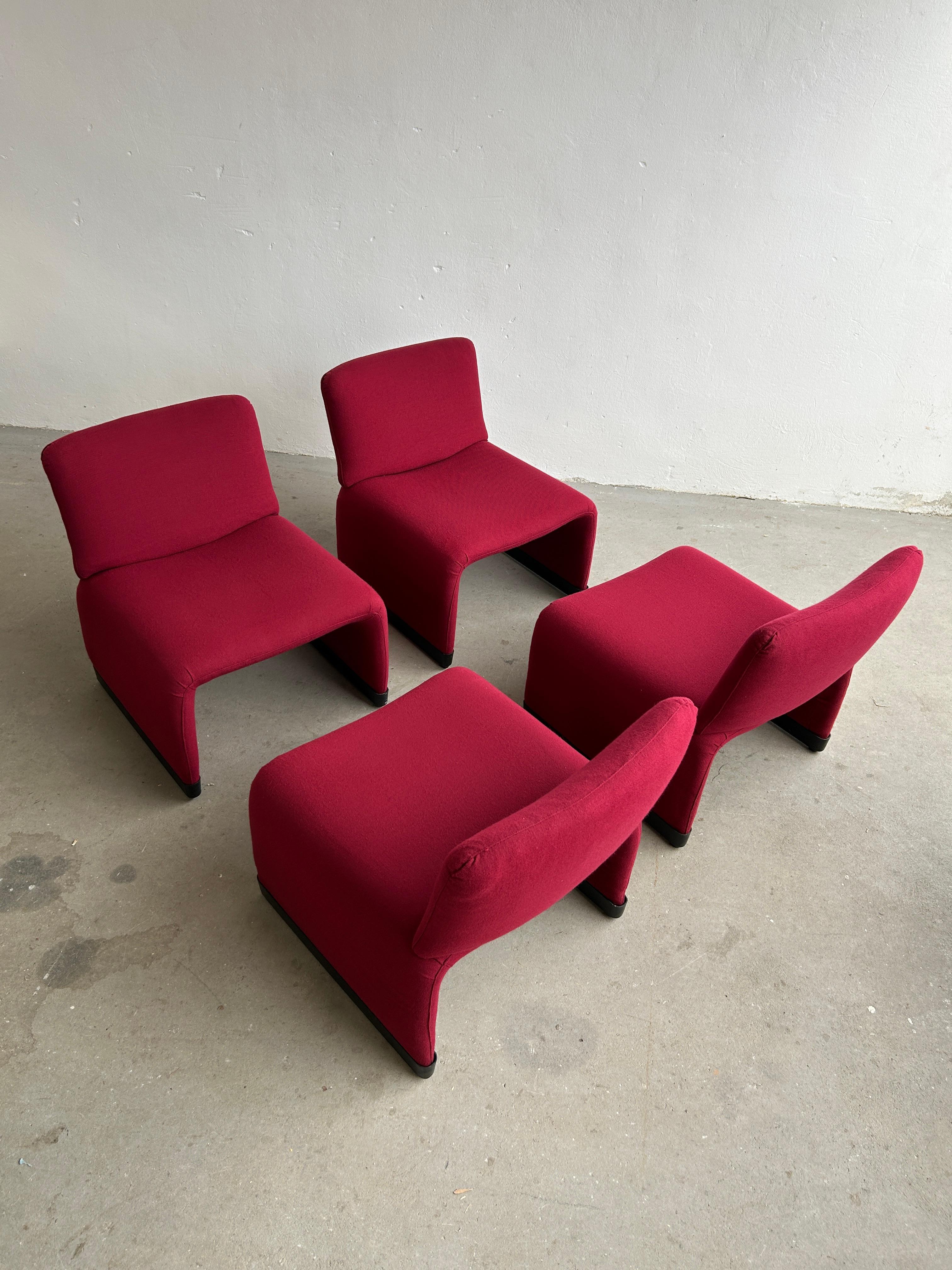 Metal Italian Lounge Chairs in Style of 'Alky' Chair by Giancarlo Piretti, 1970s