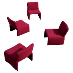 Italian Lounge Chairs in Style of 'Alky' Chair by Giancarlo Piretti, 1970s