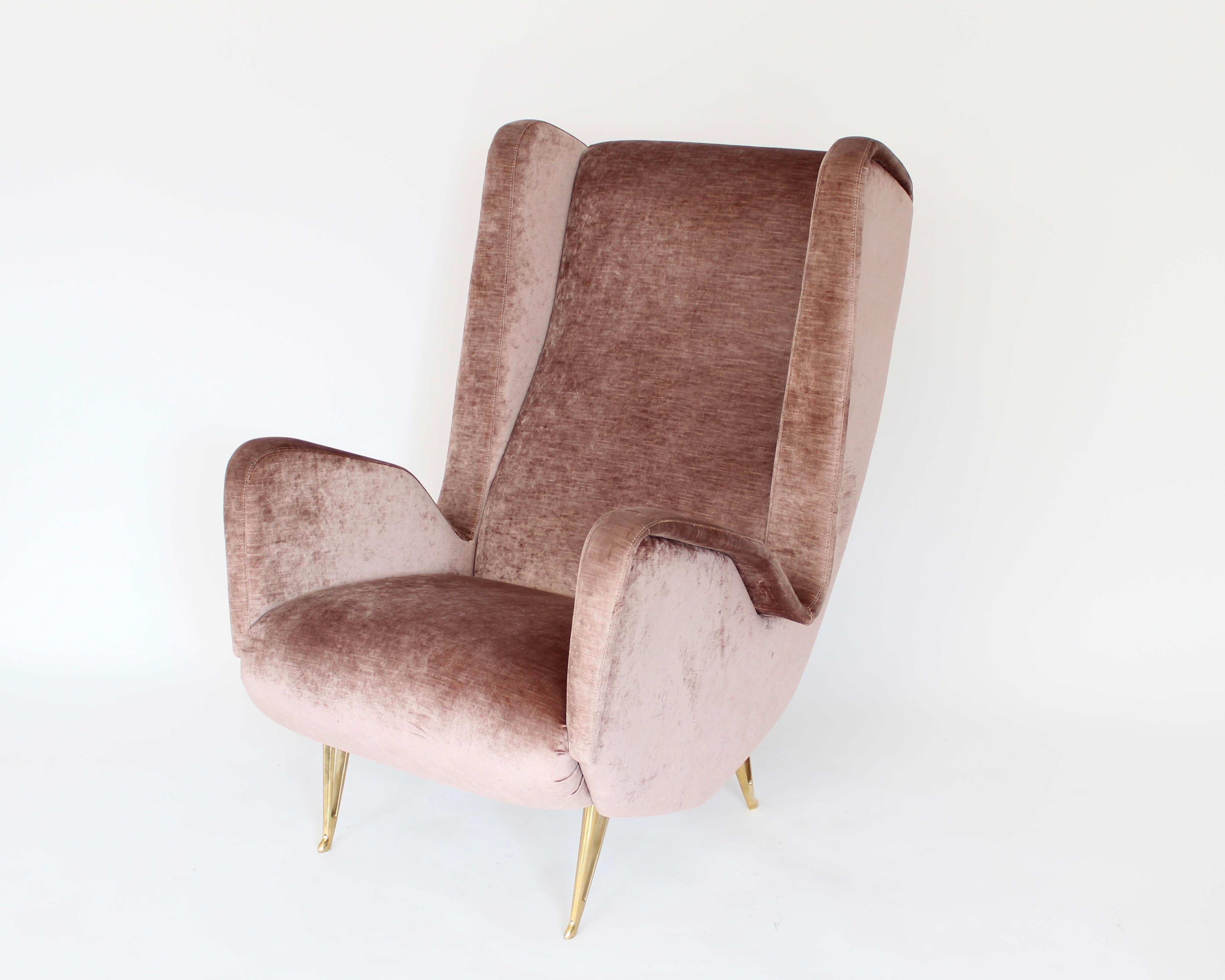 Chaise longue italienne attribuée à Gio Ponti ISA Bergamo, Italie en vente 7