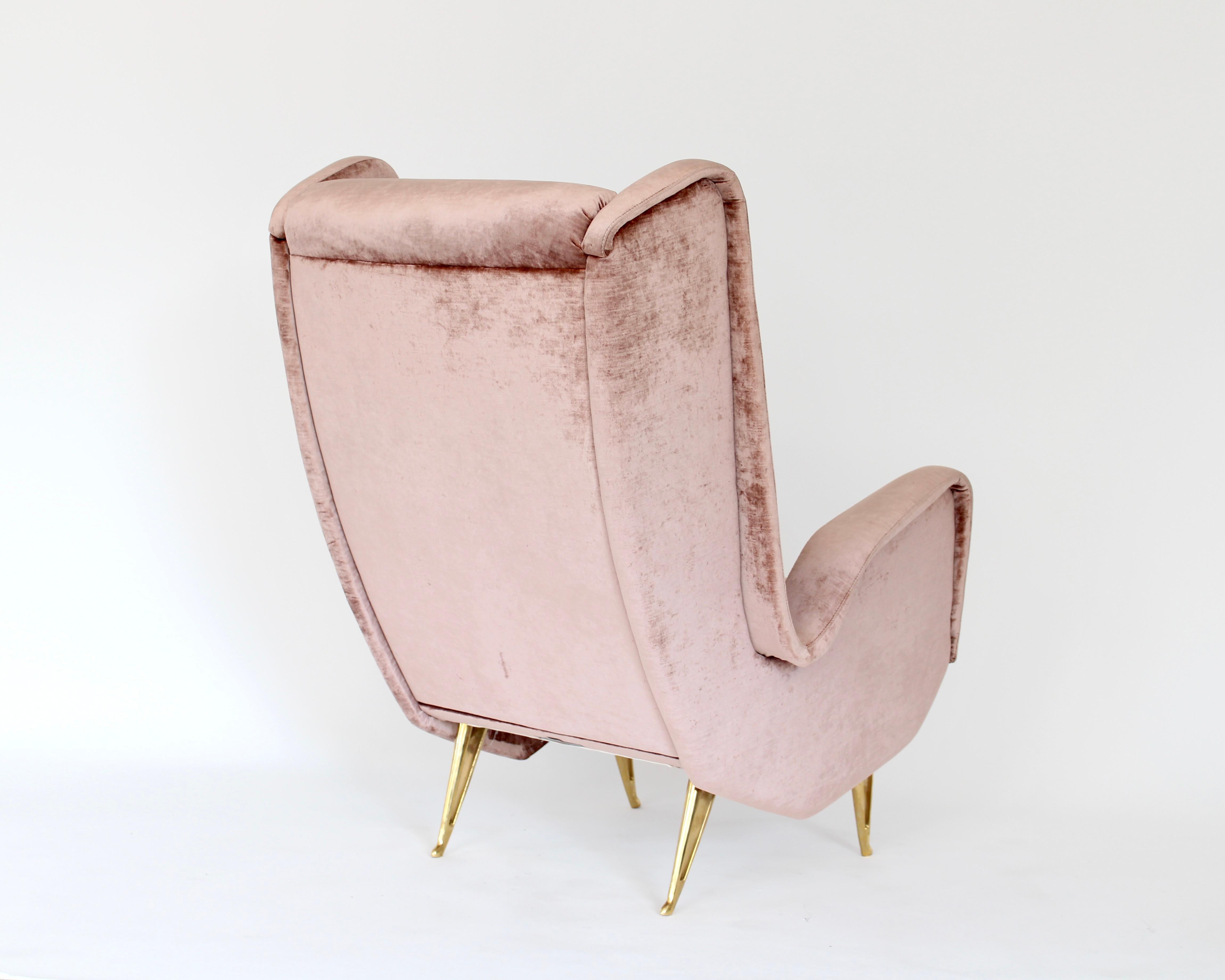 Chaise longue italienne attribuée à Gio Ponti ISA Bergamo, Italie en vente 9