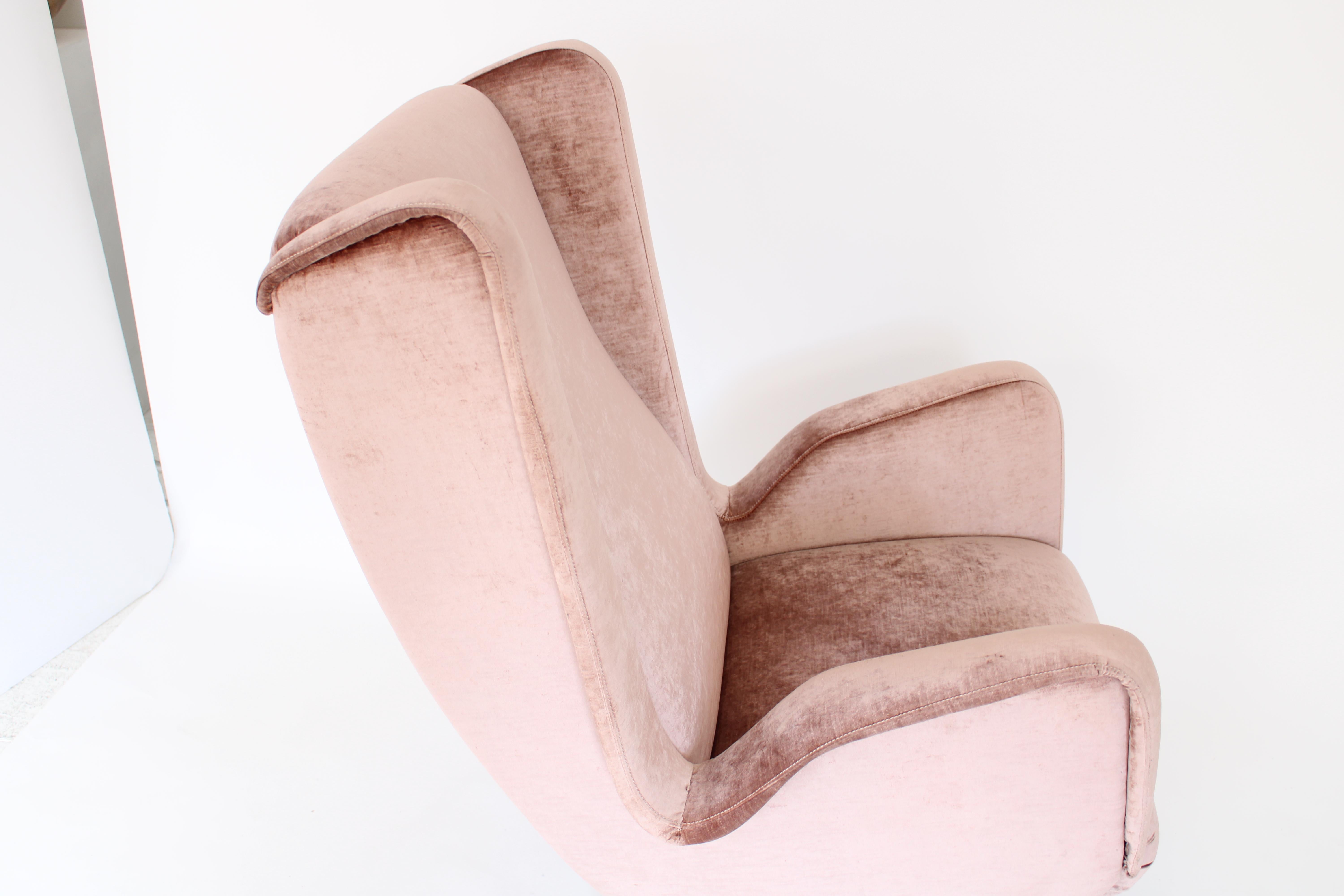 Chaise longue italienne attribuée à Gio Ponti ISA Bergamo, Italie en vente 11