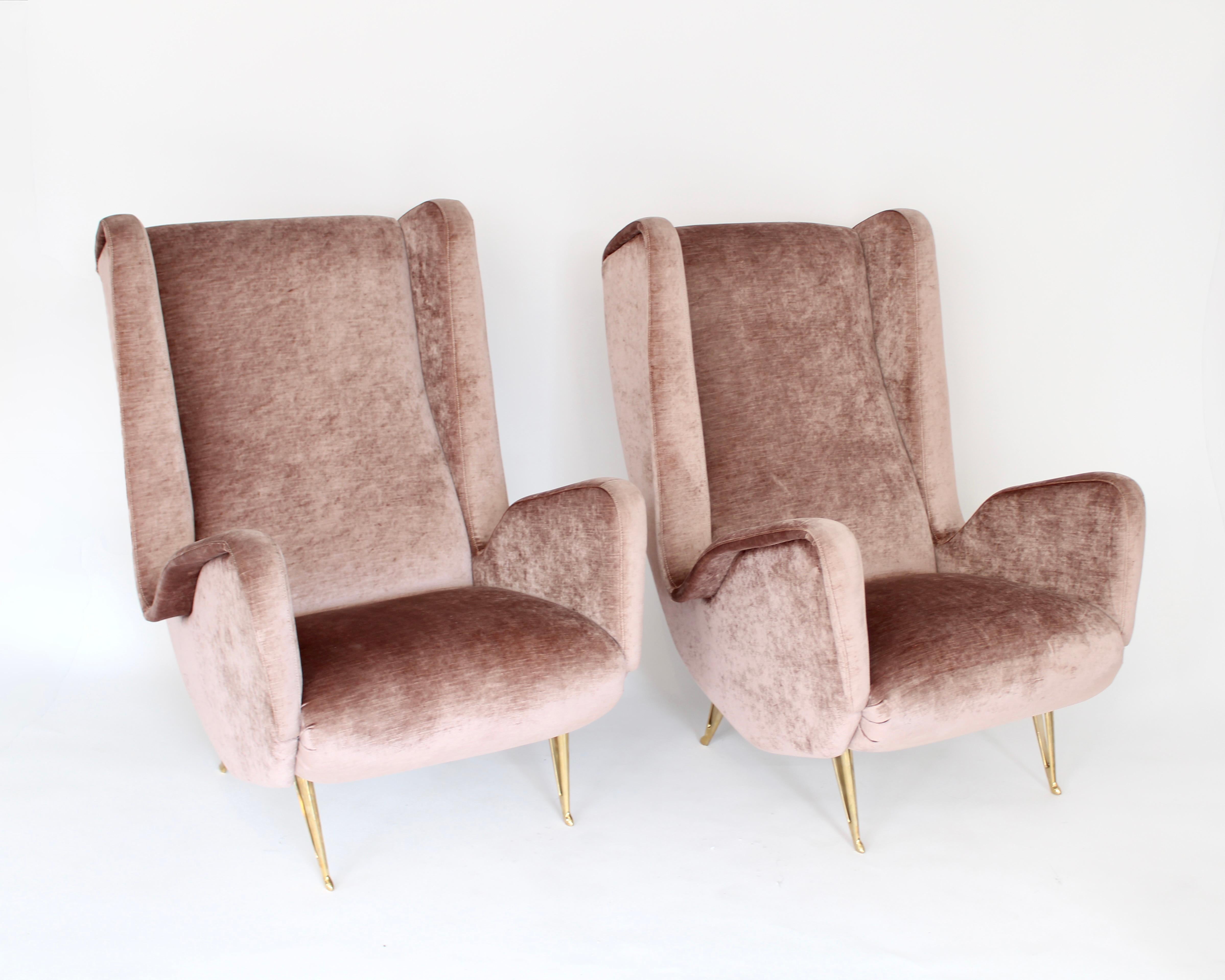 Mid-Century Modern Chaise longue italienne attribuée à Gio Ponti ISA Bergamo, Italie en vente