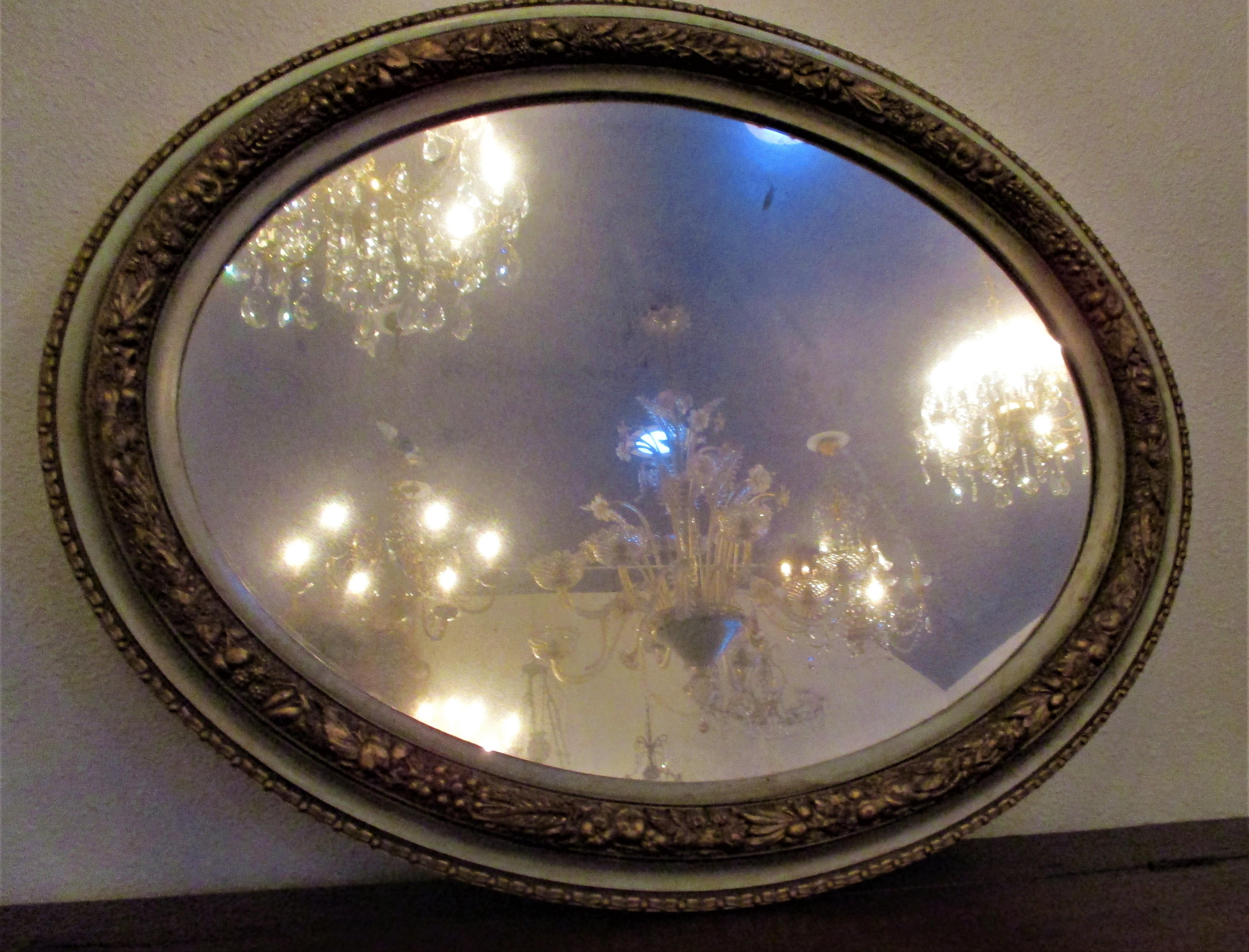 gold rustic mirror