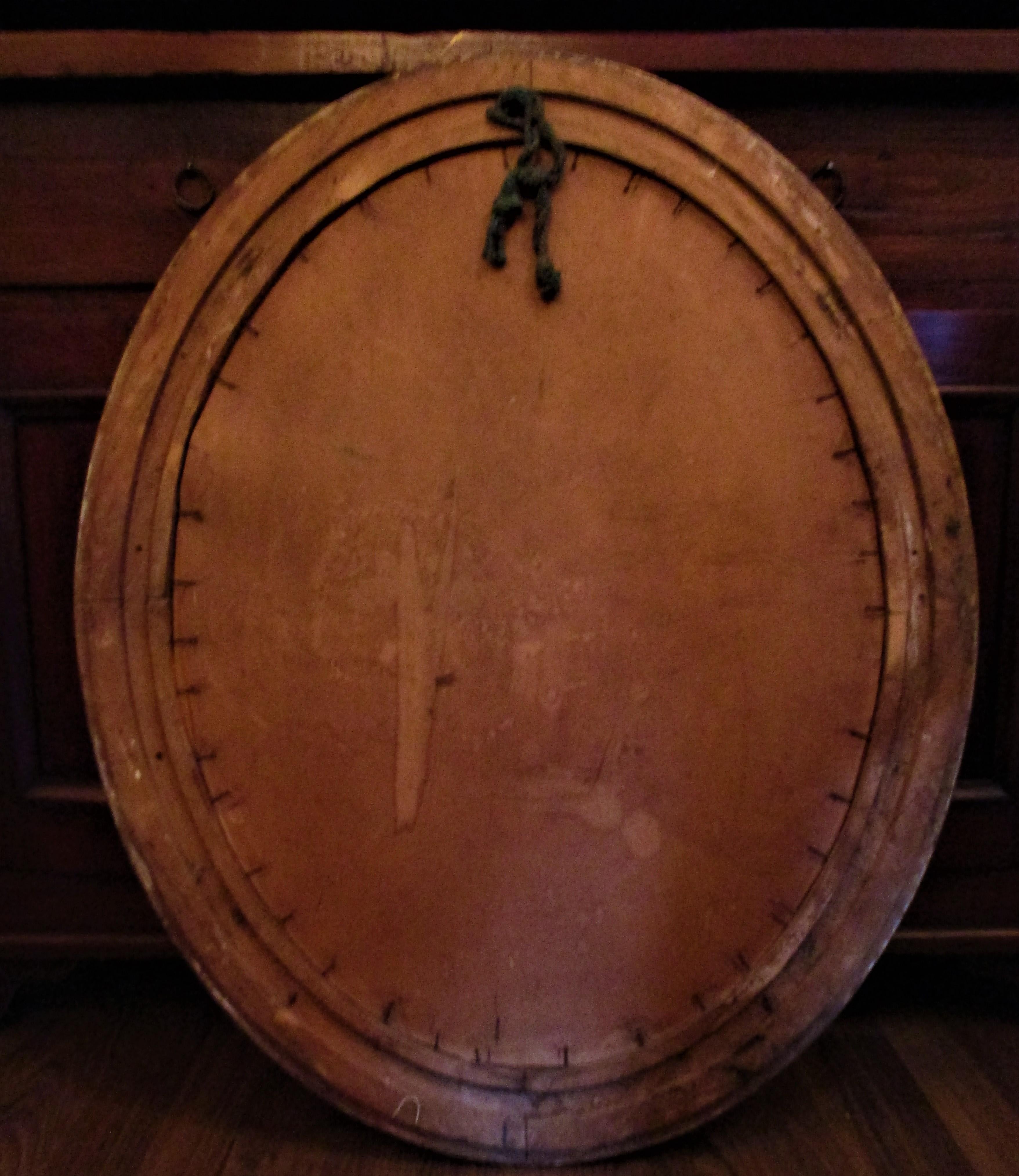 oval framed art