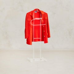 Italian Lucite + Brass Valet Stand, 1960s