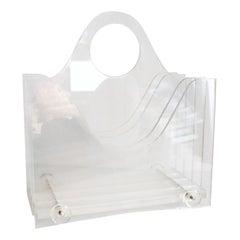 Hollywood Regency Magazine Racks and Stands