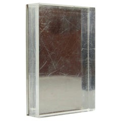 Italian Lucite Photo Frame, 1970s