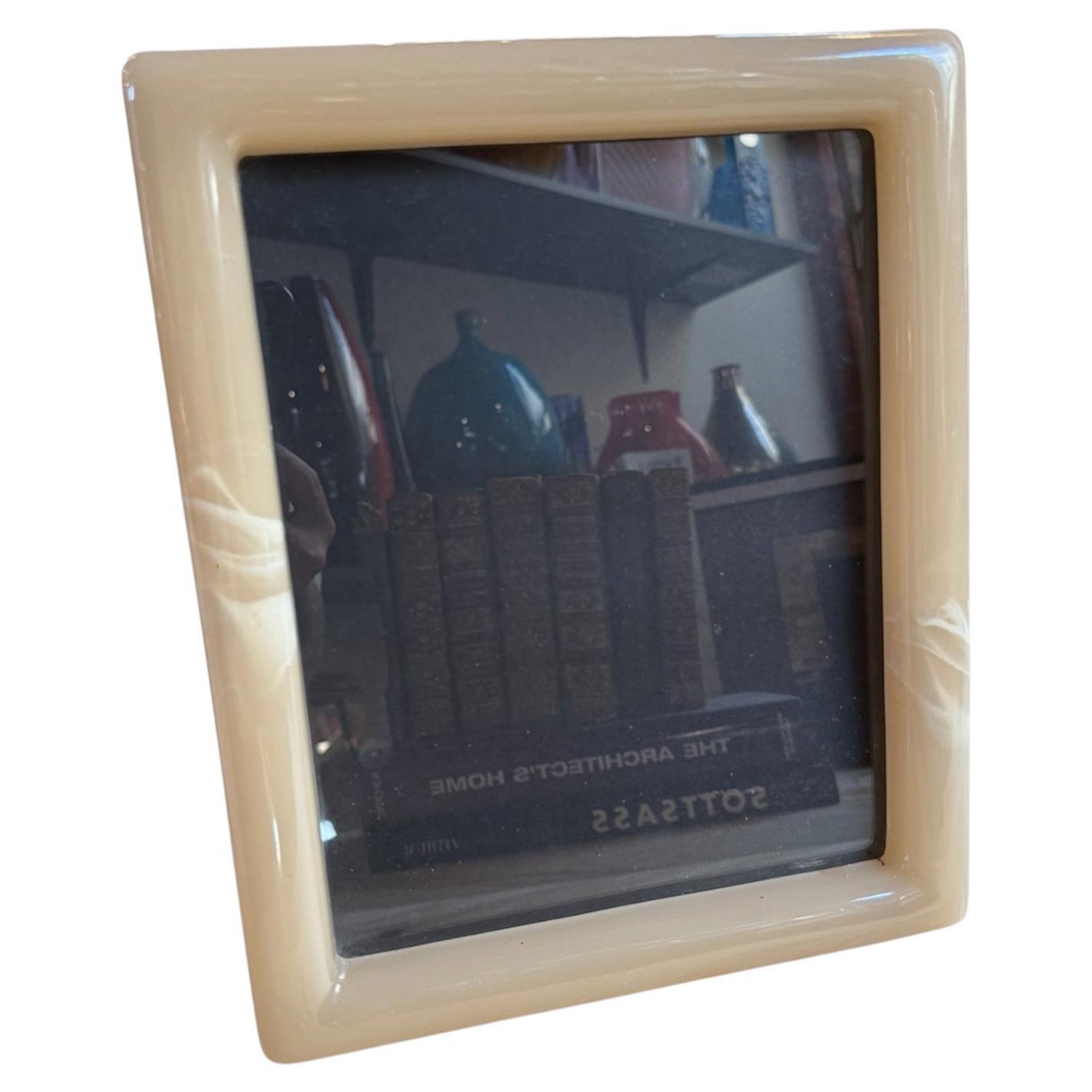 Italian Lucite photo frame