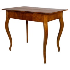 Antique Italian Luigi XVI Desk with drawer in walnut wood, second half 1700s