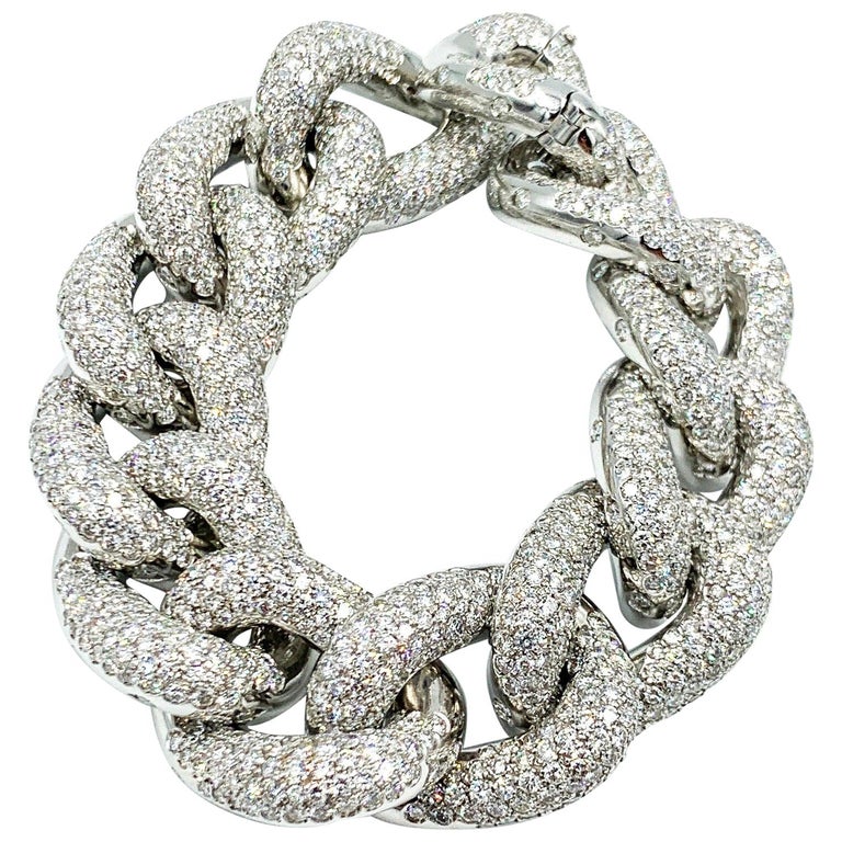 Roma Diamond Bracelet in 18-karat White Gold main image 1