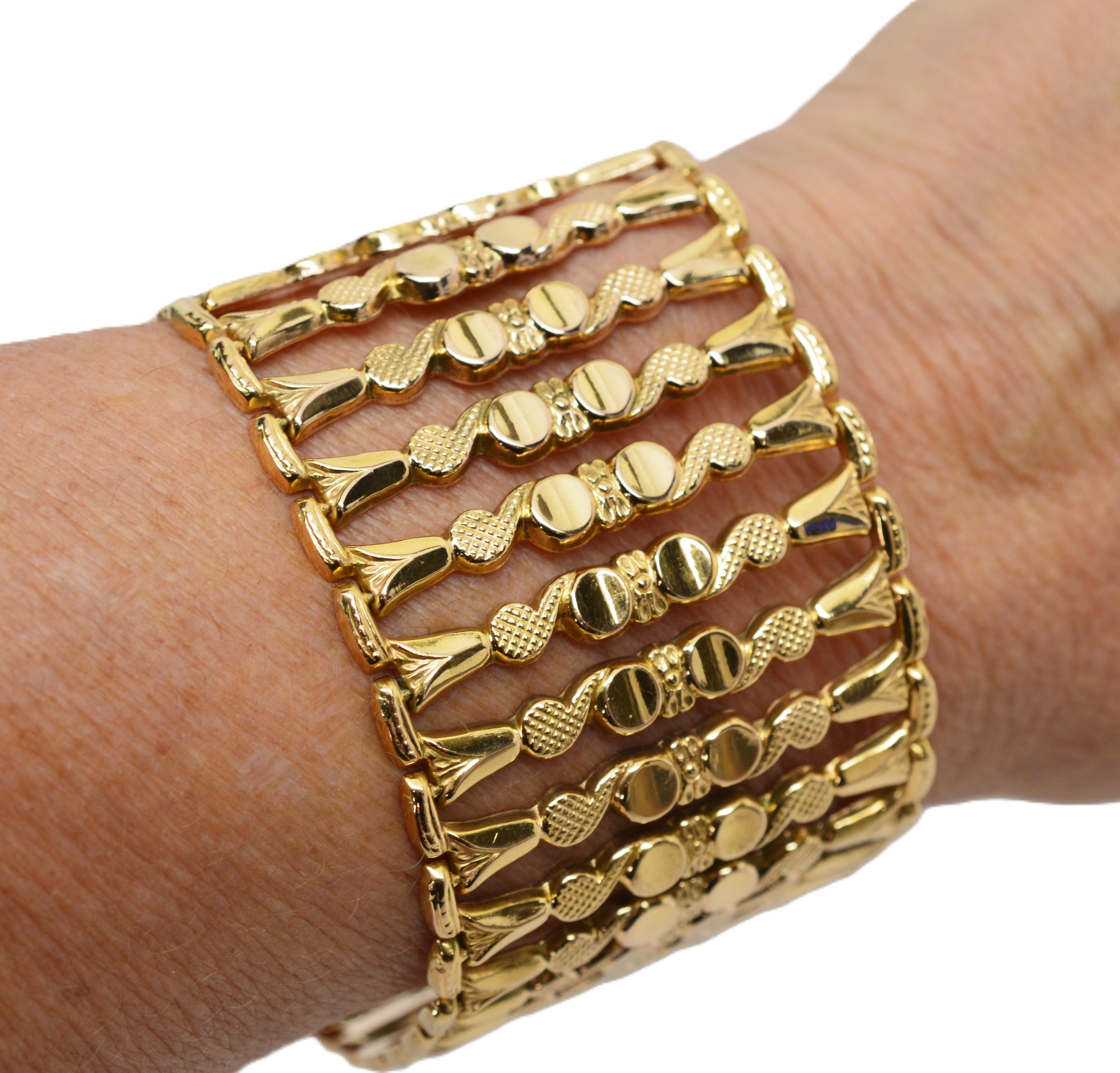 bracelet italien femme or